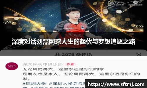 深度对话刘磊网球人生的起伏与梦想追逐之路